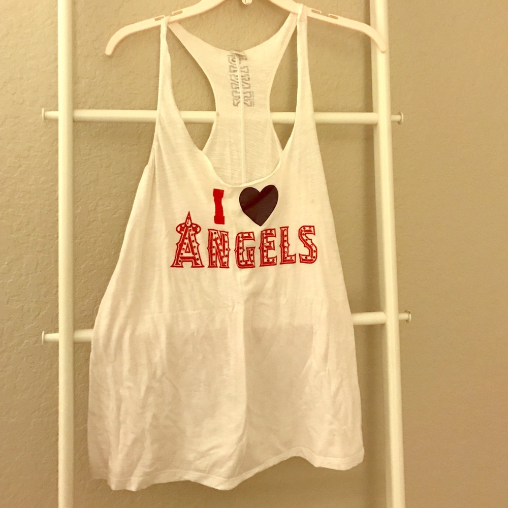 Pink, LA Angels tank!